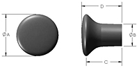 DP2 Pull Knob Line Drawing